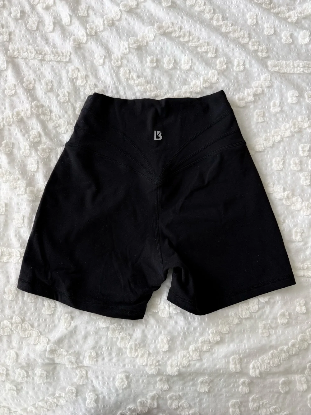 BuffBunny Black V-Waist Athletic Shorts